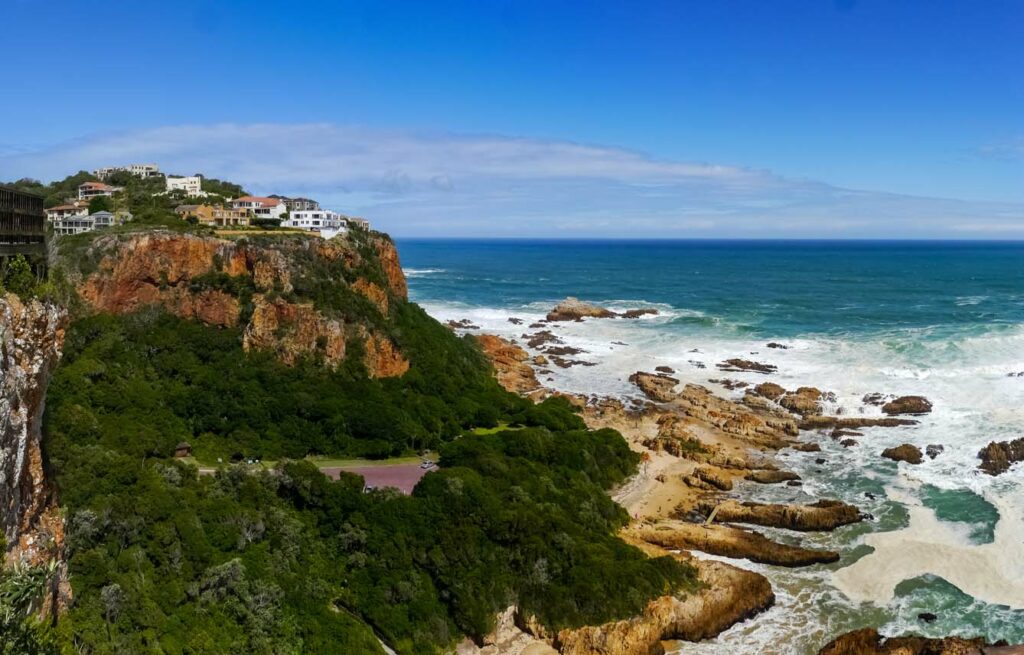 Vertigo At The Heads, A High And Steep Cliff At The Coastline Of Knysna